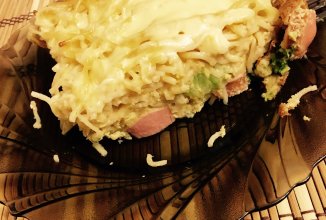 Ещё одна макаронная запеканка с брокколи