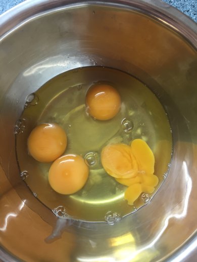 Полезный блин с творогом и 🍌 - Шаг 2