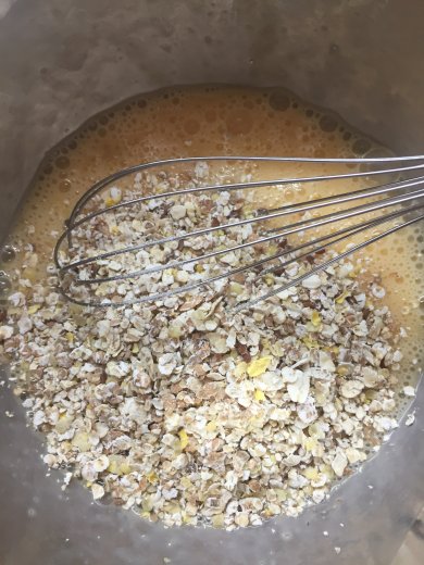 Полезный блин с творогом и 🍌 - Шаг 3