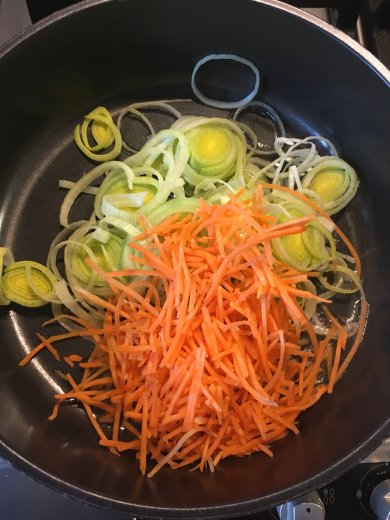 Постная овощная запеканка с отрубями - Шаг 2