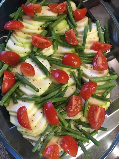 Постная овощная запеканка с отрубями - Шаг 4