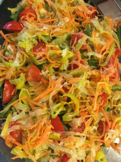 Постная овощная запеканка с отрубями - Шаг 5