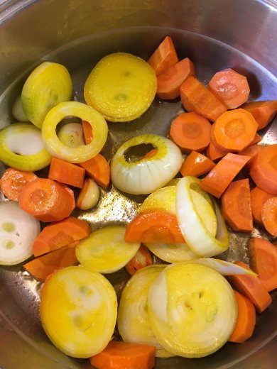 Ливанский суп-пюре из чечевицы "Фаворит" - Шаг 3