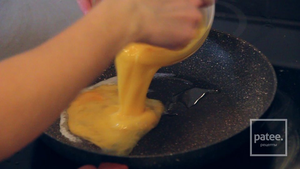 Тёплый салат "Presto с омлетом" - Шаг 2