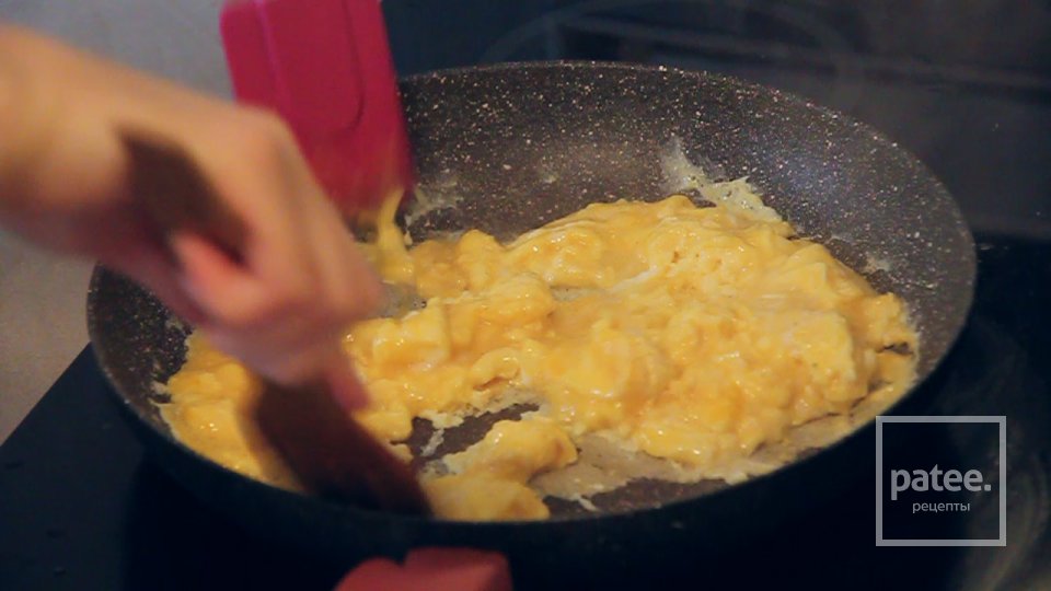 Тёплый салат "Presto с омлетом" - Шаг 3