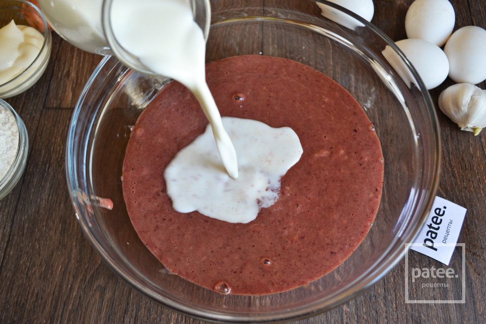 Закусочный печеночный торт - Шаг 4