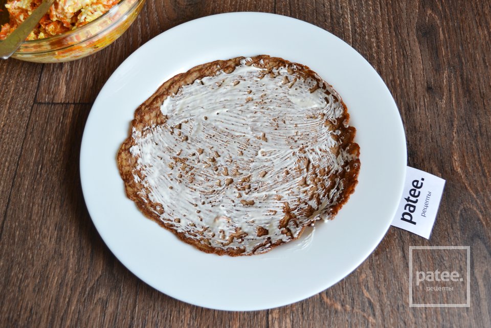 Закусочный печеночный торт - Шаг 15