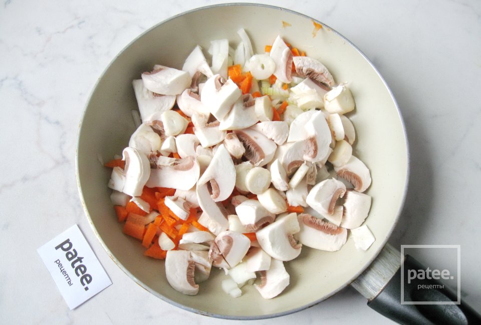 Лапшевник с грибами - Шаг 4