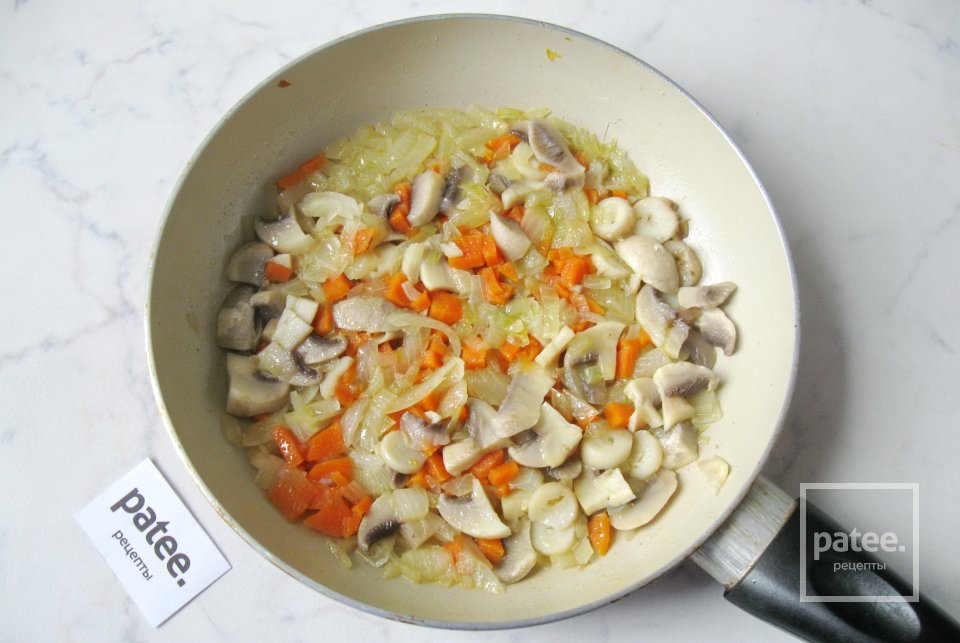 Лапшевник с грибами - Шаг 5