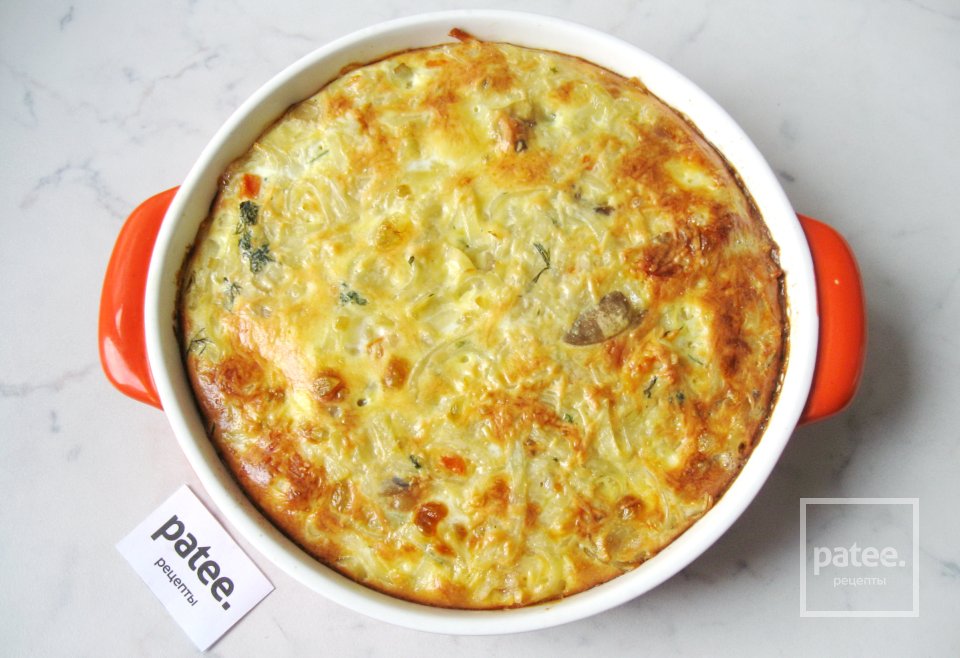 Лапшевник с грибами - Шаг 14