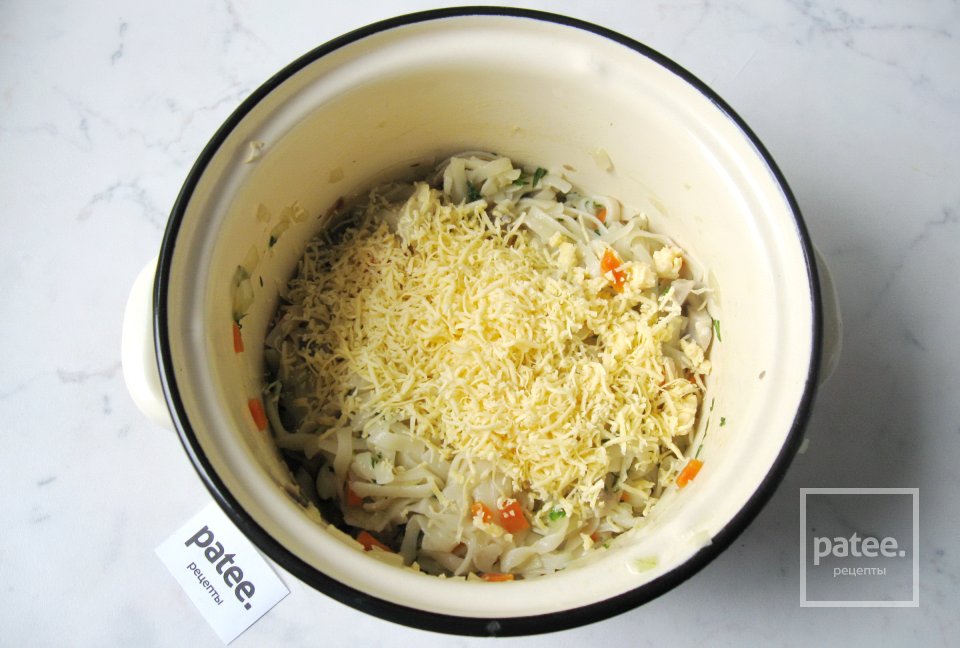 Лапшевник с грибами - Шаг 9