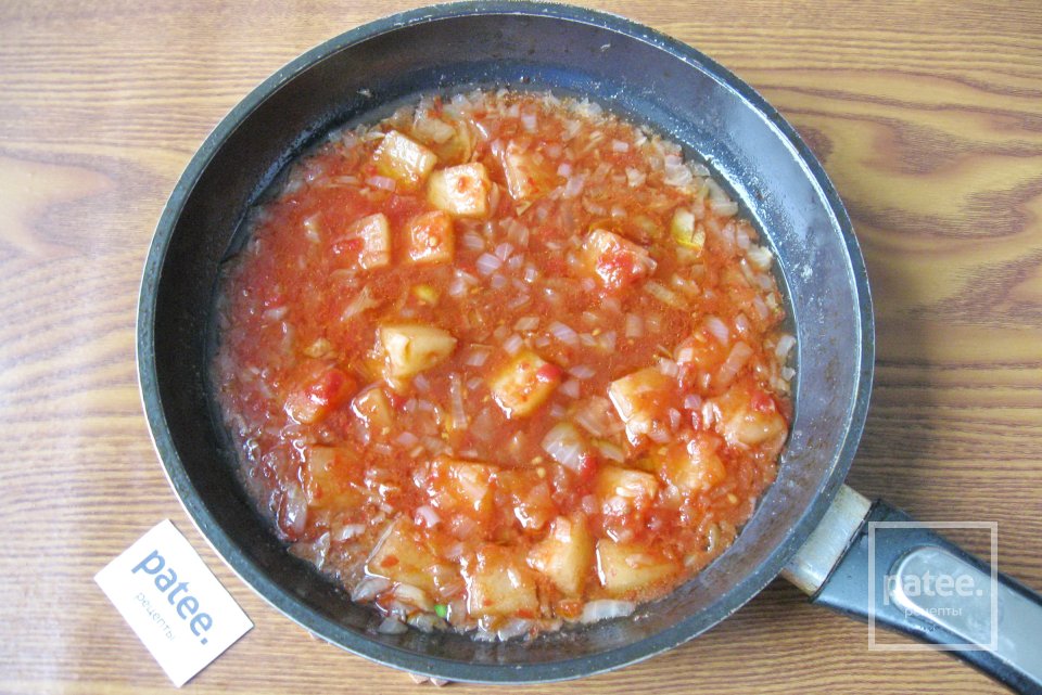 Курица с ананасами в томатном соусе - Шаг 9