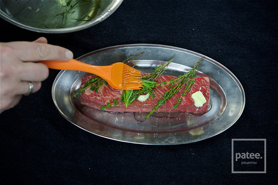 Токийский стейк с имбирным соусом - Шаг 6