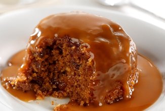 Карамельно-финиковый пудинг.