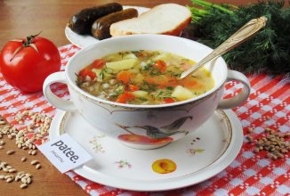 Рассольник с перловой крупой