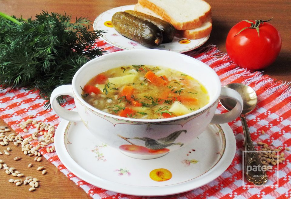 Рассольник с перловой крупой - Шаг 13