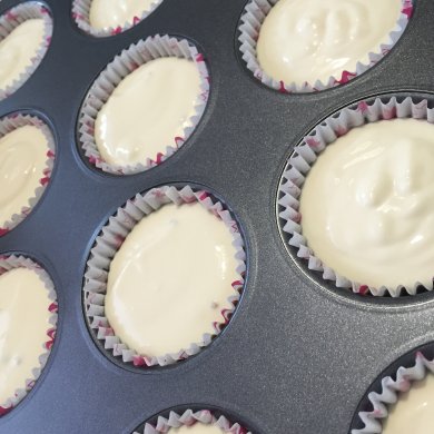 Мини чизкейки с белковым кремом - Шаг 5