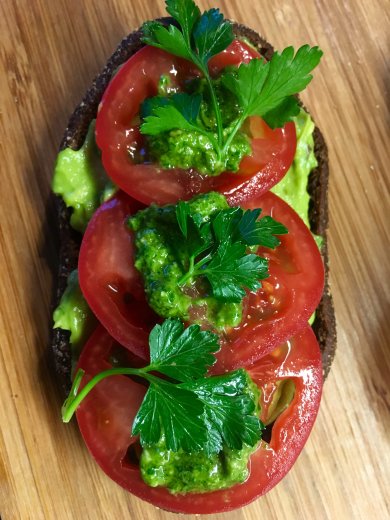 Сэндвичи "Голодные вегетарианцы" с гуакамоле. - Шаг 8