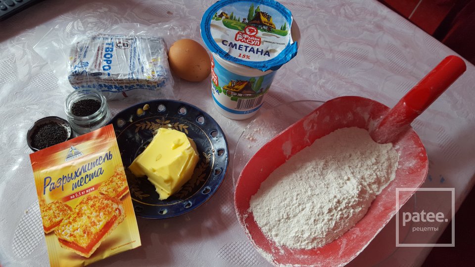 Творожный кекс с маком и нежным сметанным кремом - Шаг 1