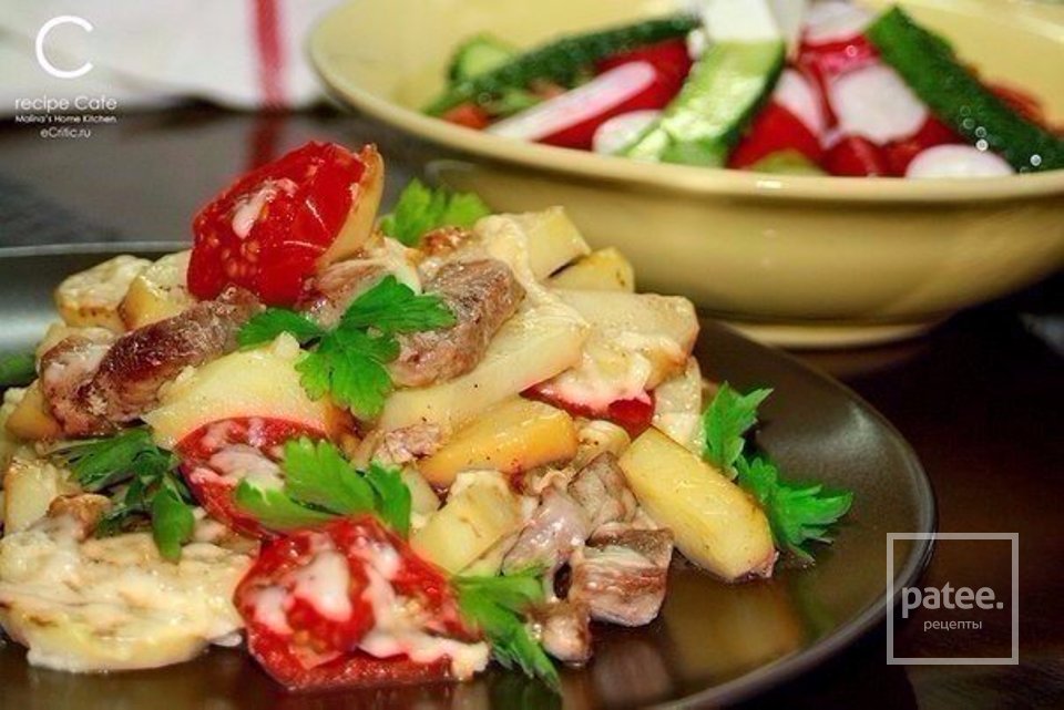 Картофель "по-французски" на сковороде - Шаг 1