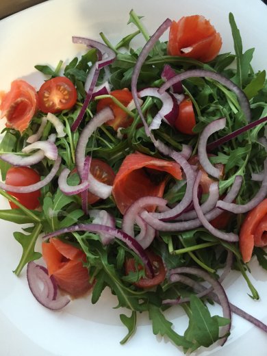 ПП Салат с семгой - Шаг 3