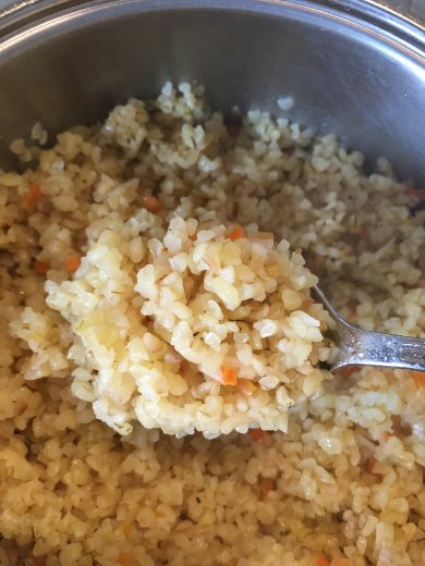 Булгур со спаржей и томатами черри - Шаг 10