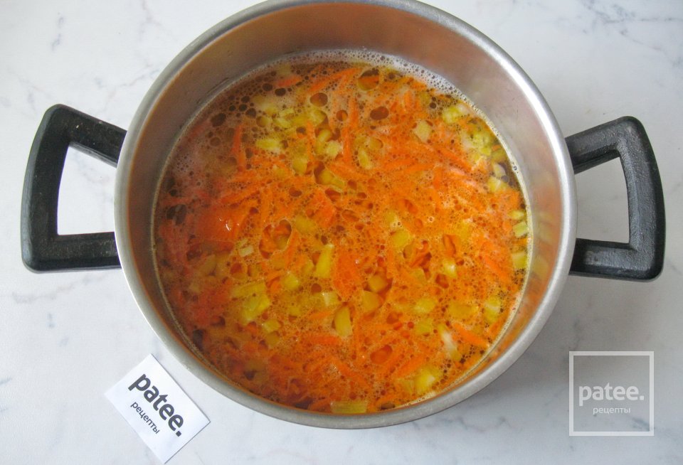 Борщ из щавеля с фрикадельками - Шаг 6