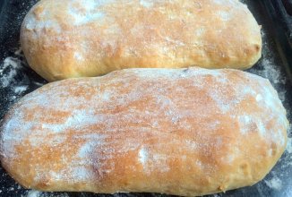 Хлеб Чиабатта. Быстрый рецепт