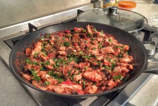 Курочка с грибами в томате🙏🏻😋