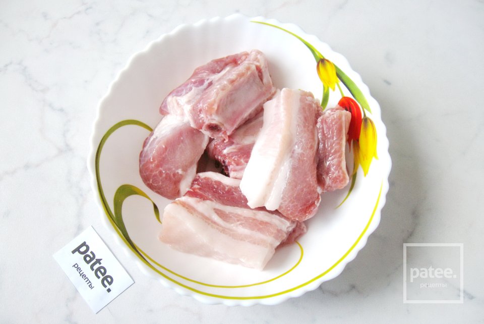 Свиная грудинка в маринаде с картофелем - Шаг 7