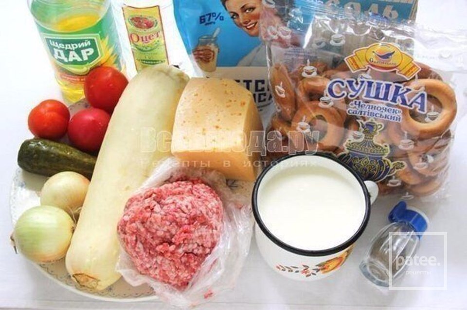 Бублики с фаршем - Шаг 1