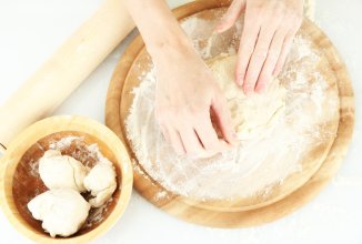 Тонкое тесто для пиццы