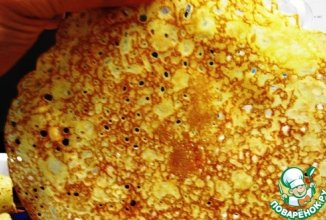 Тоненькие и очень нежные блинчики