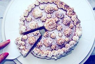 Торт Снежинка