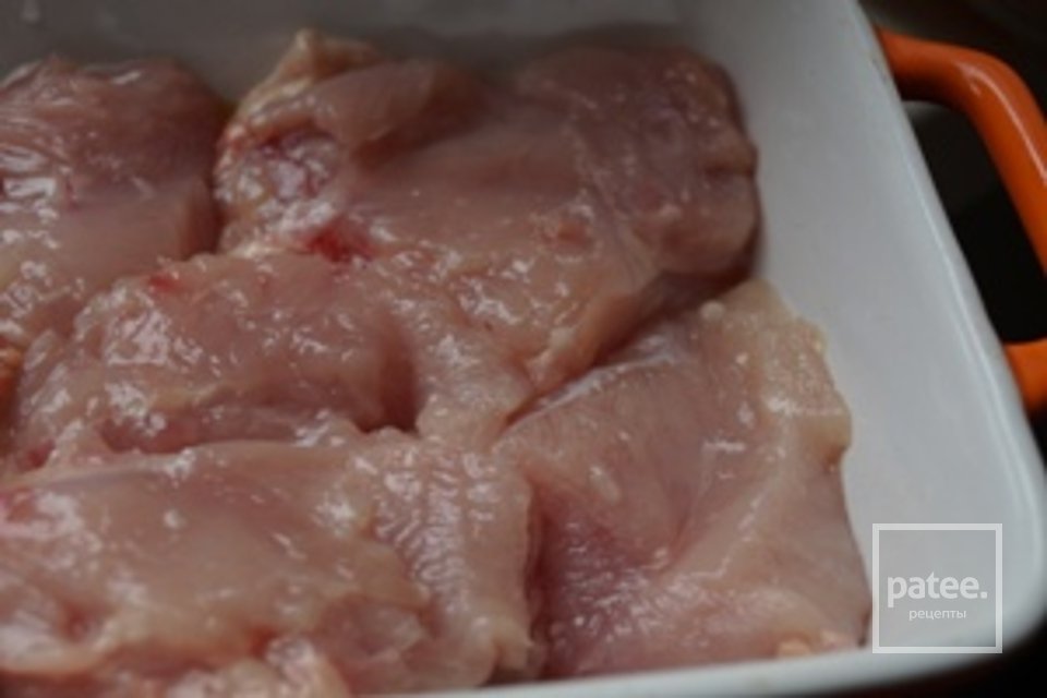 ПП Курочка с грибами и яблоками - Шаг 1