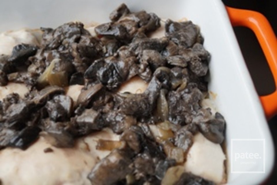 ПП Курочка с грибами и яблоками - Шаг 2