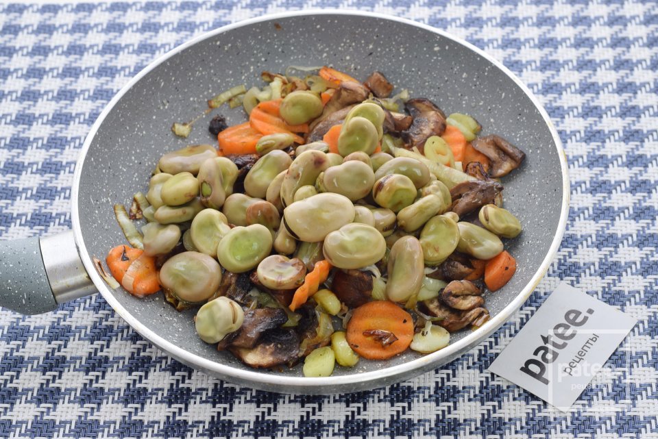 Постное рагу из грибов и фасоли - Шаг 9