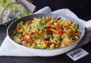 Постный рис с овощами