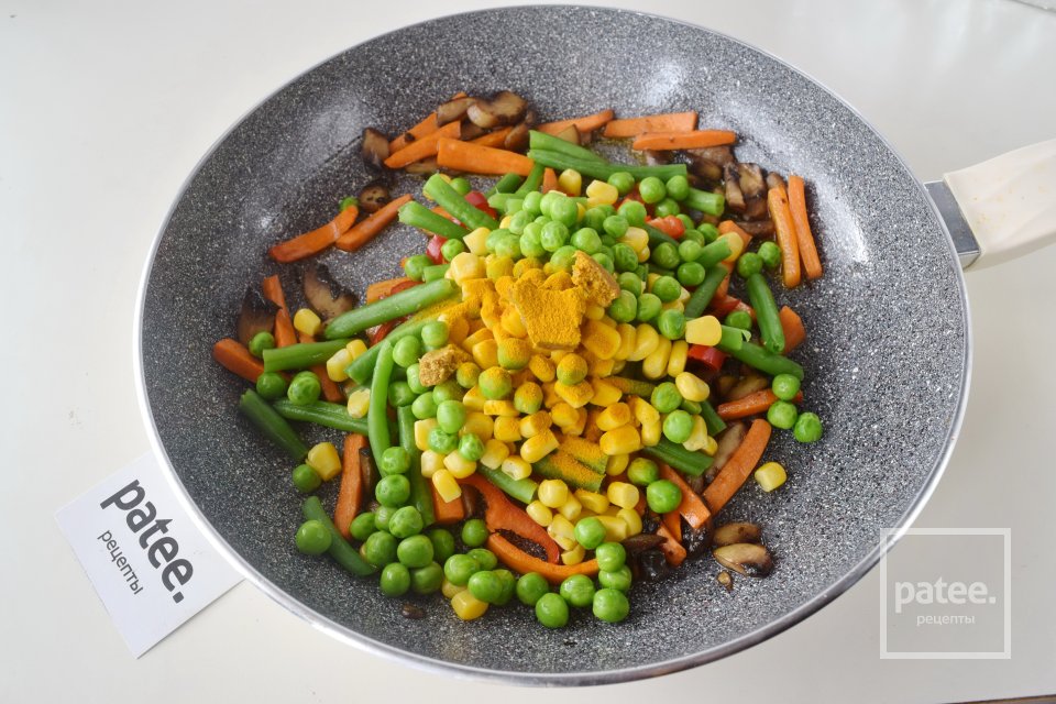 Постный рис с овощами - Шаг 10