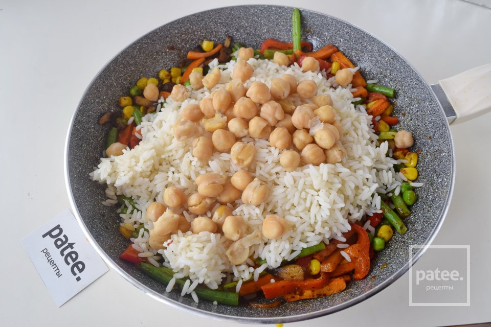 Постный рис с овощами - Шаг 12