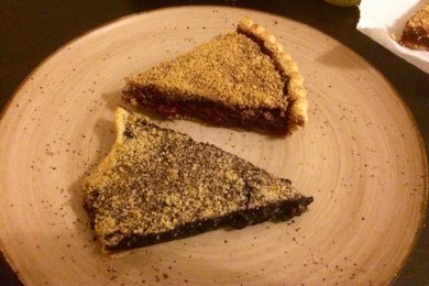 Постный вишнёвый пирог. - приготовление