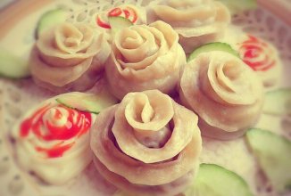 Манты розочки