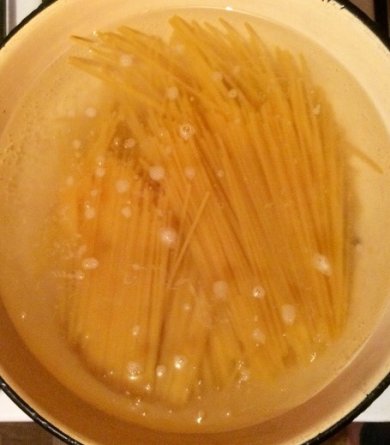 Быстрые спагетти - Шаг 1