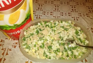 Салат "Белый/Зеленый"