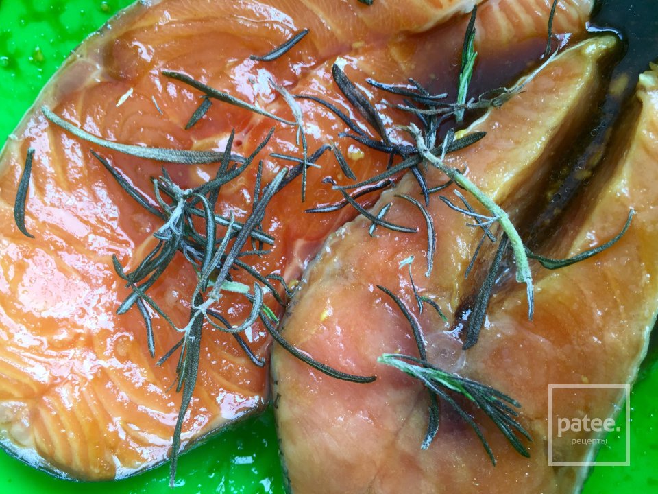 Семга-гриль с соусом дор-блю - Шаг 3