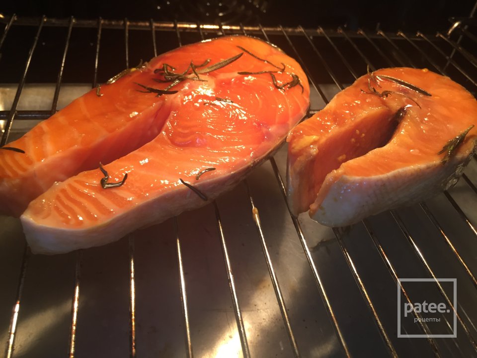 Семга-гриль с соусом дор-блю - Шаг 4