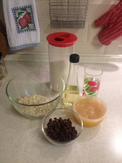 Постное овсяное печенье с изюмом - Шаг 1