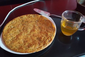 Заливной пирог из мяты