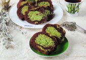 Шоколадный кекс со шпинатом