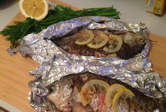 Карась запеченный